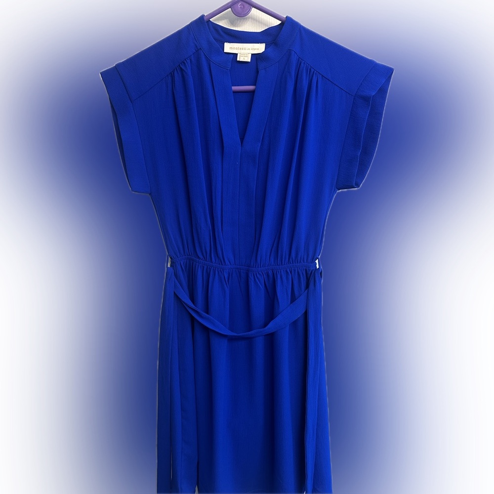 Monteau Royal Blue Midi Dress